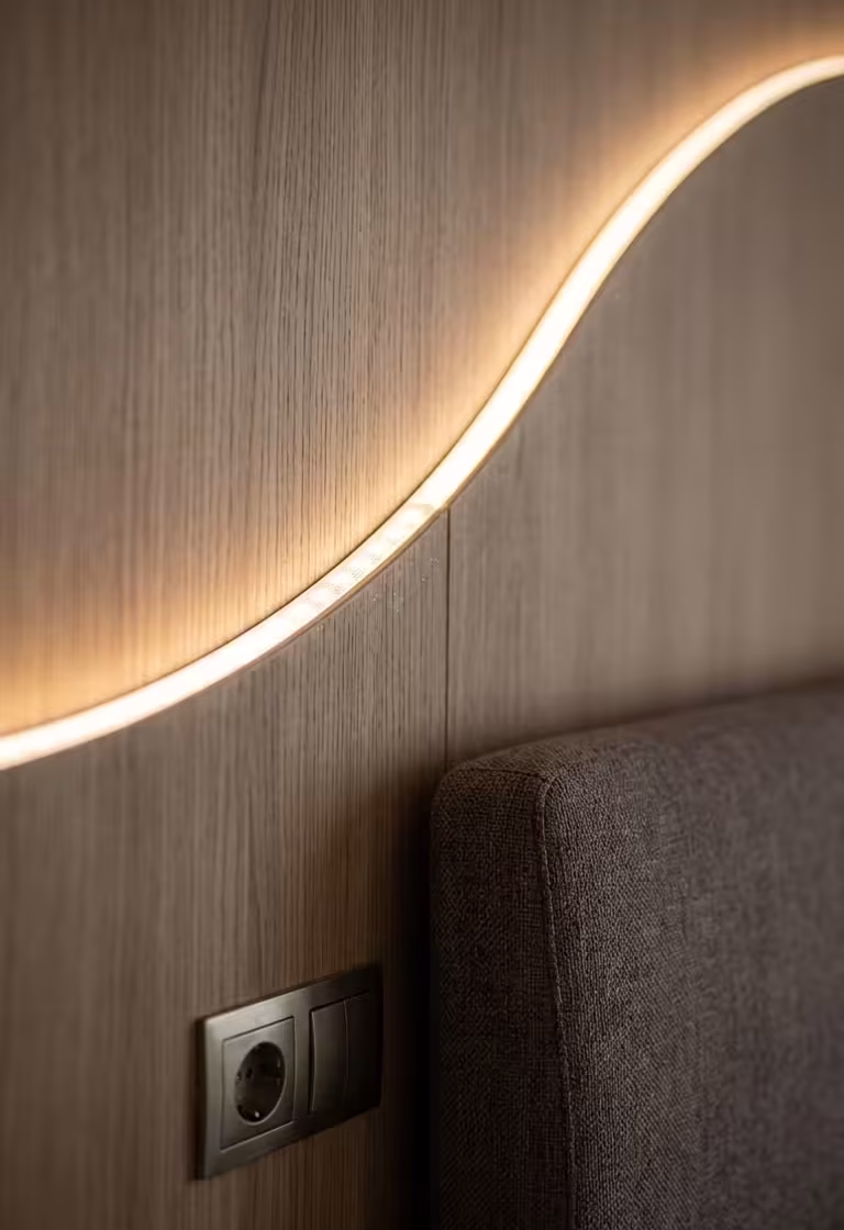 Panel decorativo con iluminación LED